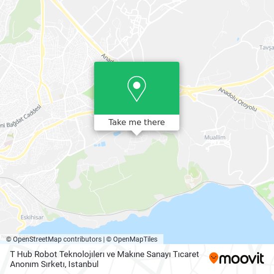 T Hub Robot Teknolojılerı ve Makıne Sanayı Tıcaret Anonım Sırketı map