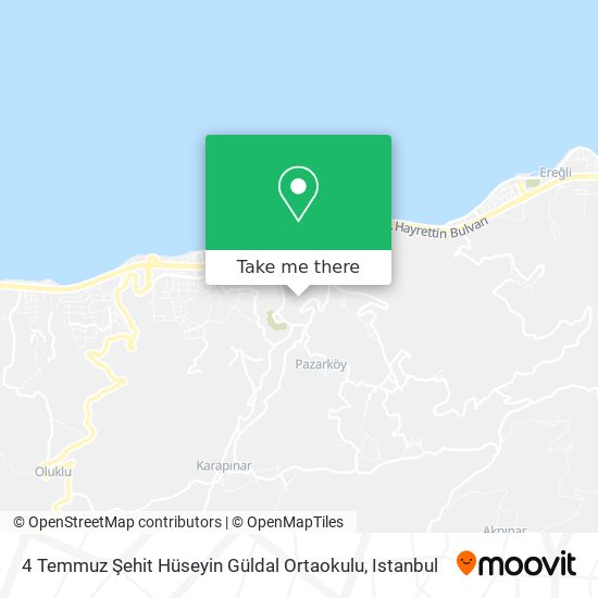 4 Temmuz Şehit Hüseyin Güldal Ortaokulu map