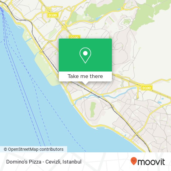 Domino's Pizza - Cevizli map