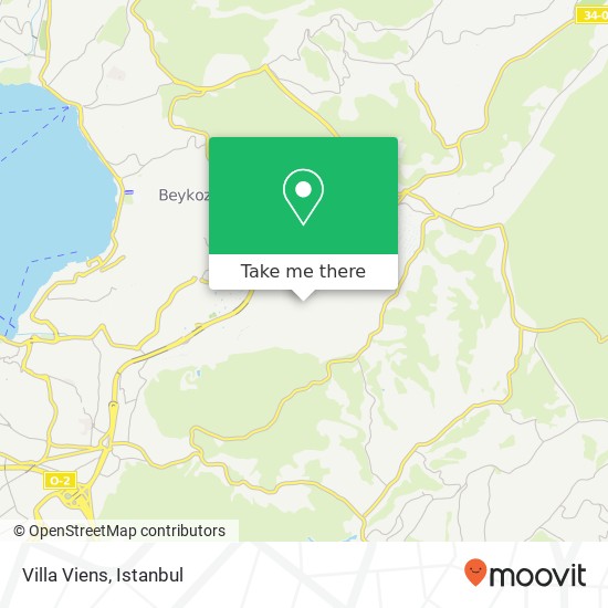 Villa Viens map