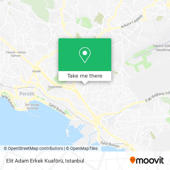 Elit Adam Erkek Kuaförü map