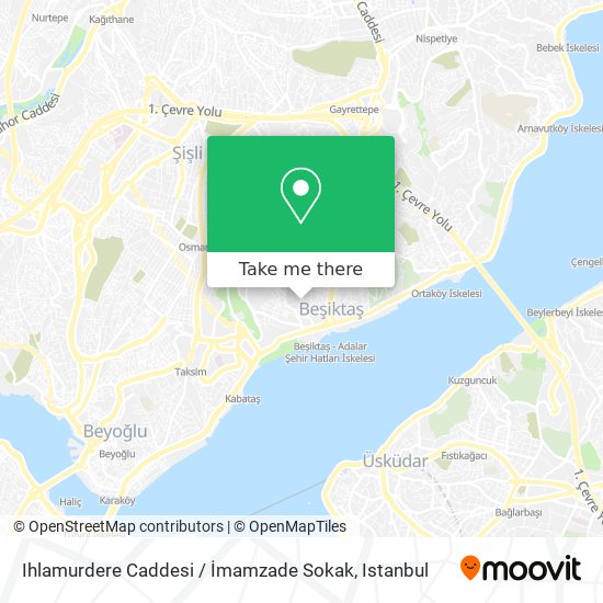 Ihlamurdere Caddesi / İmamzade Sokak map