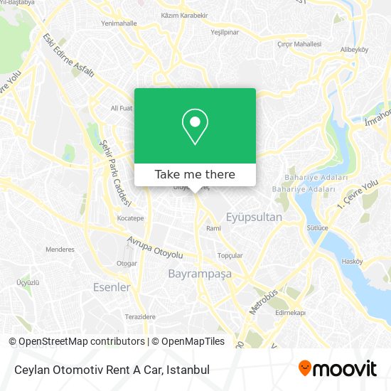 Ceylan Otomotiv Rent A Car map