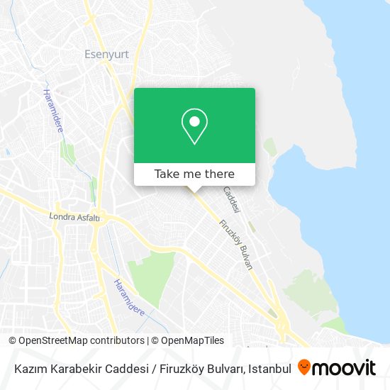 Kazım Karabekir Caddesi / Firuzköy Bulvarı map