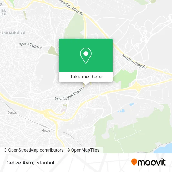 Gebze Avm map