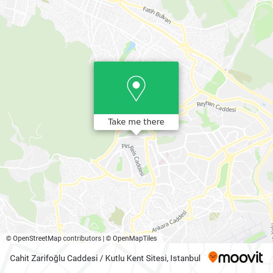 Cahit Zarifoğlu Caddesi / Kutlu Kent Sitesi map