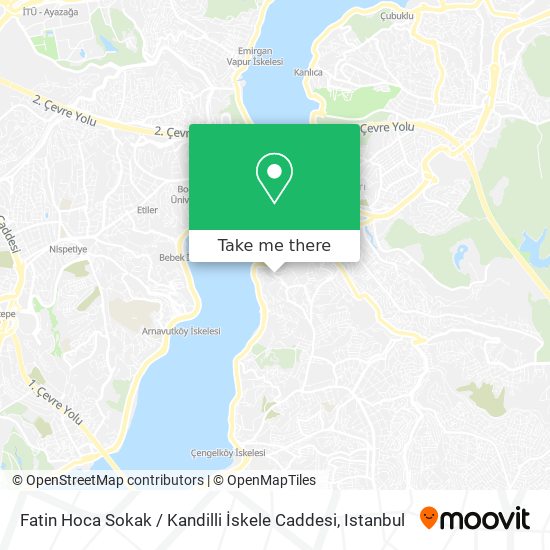 Fatin Hoca Sokak / Kandilli İskele Caddesi map