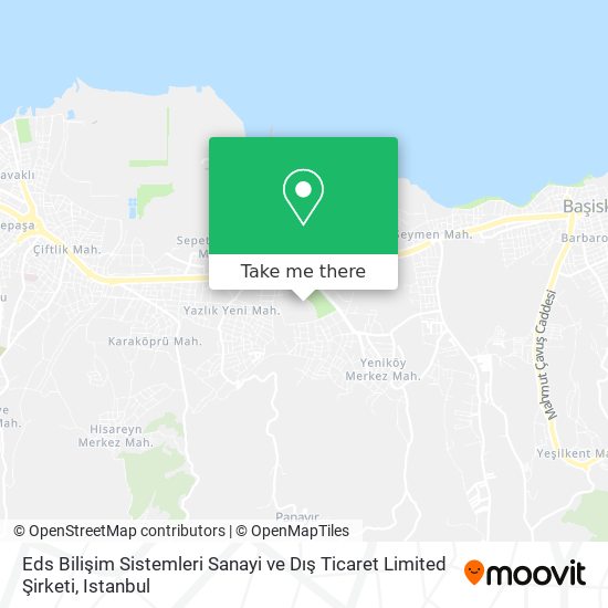 Eds Bilişim Sistemleri Sanayi ve Dış Ticaret Limited Şirketi map