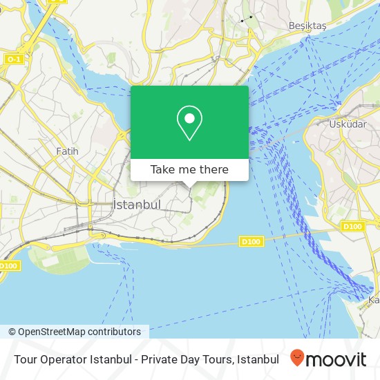 Tour Operator Istanbul - Private Day Tours map