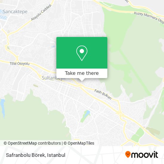Safranbolu Börek map