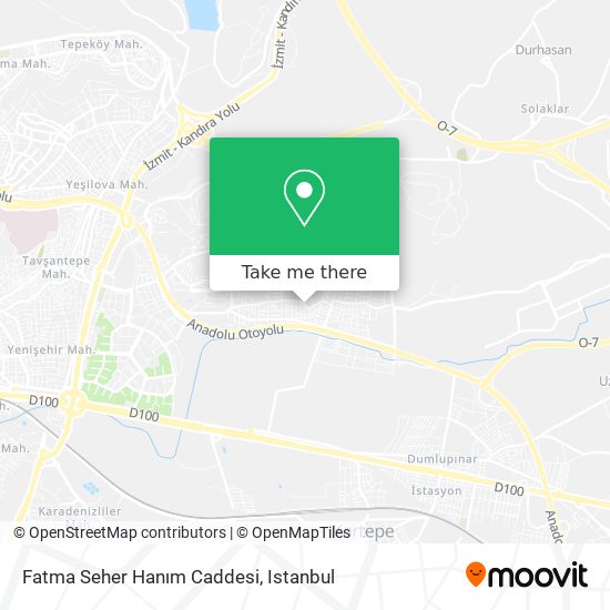 Fatma Seher Hanım Caddesi map