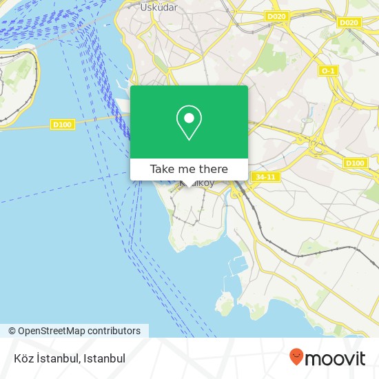 Köz İstanbul map