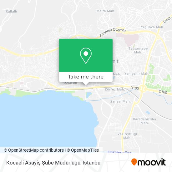 Kocaeli Asayiş Şube Müdürlüğü map
