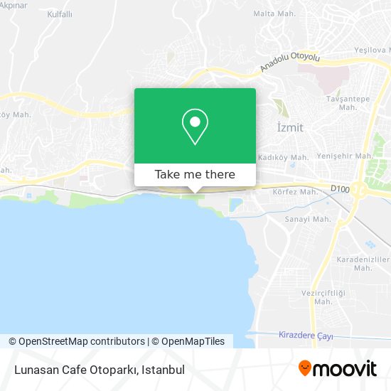 Lunasan Cafe Otoparkı map