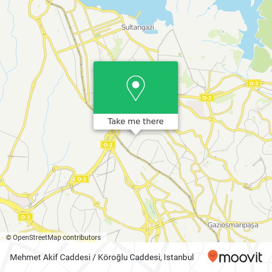 Mehmet Akif Caddesi / Köroğlu Caddesi map