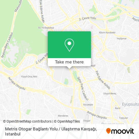 Metris Otogar Bağlantı Yolu / Ulaştırma Kavşağı map