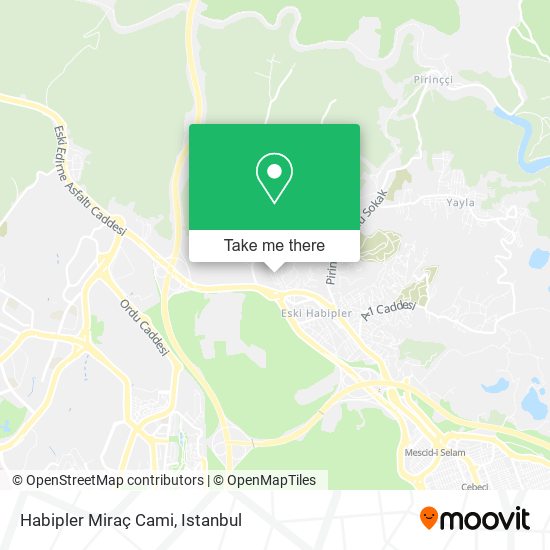 Habipler Miraç Cami map