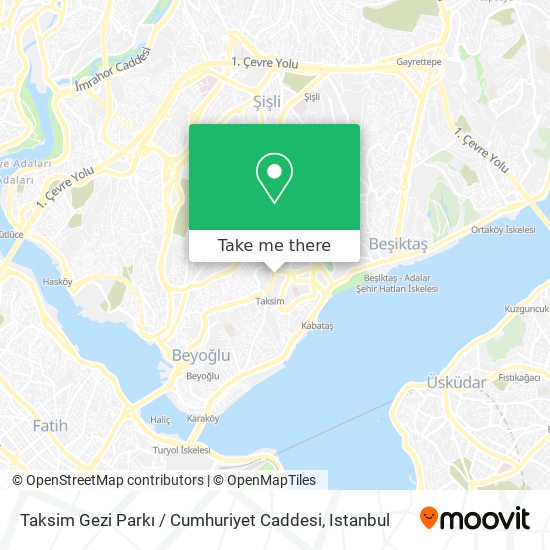 Taksim Gezi Parkı / Cumhuriyet Caddesi map