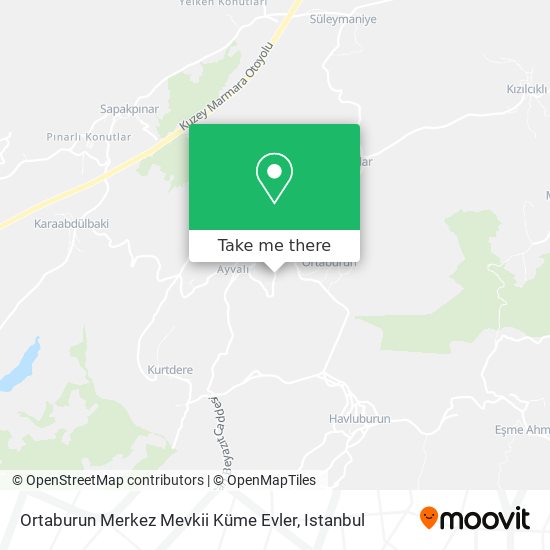 Ortaburun Merkez Mevkii Küme Evler map