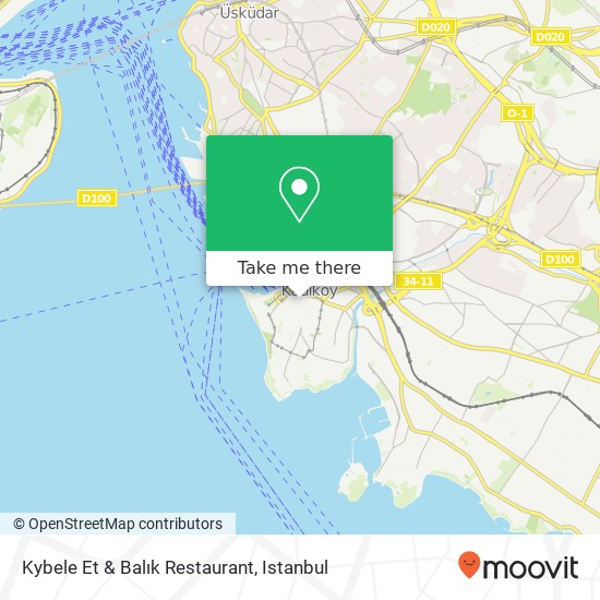 Kybele Et & Balık Restaurant map