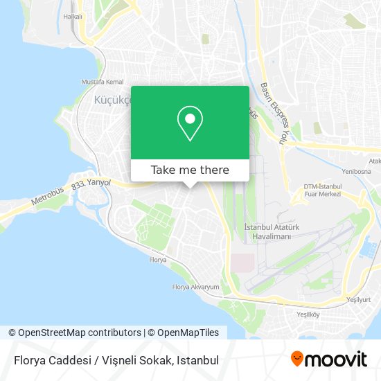 Florya Caddesi / Vişneli Sokak map