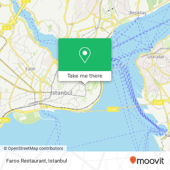 Faros Restaurant map