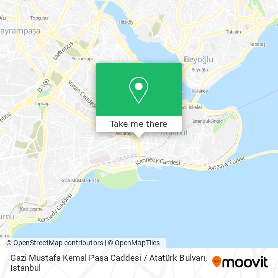 Gazi Mustafa Kemal Paşa Caddesi / Atatürk Bulvarı map