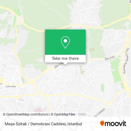 Meşe Sokak / Demokrasi Caddesi map