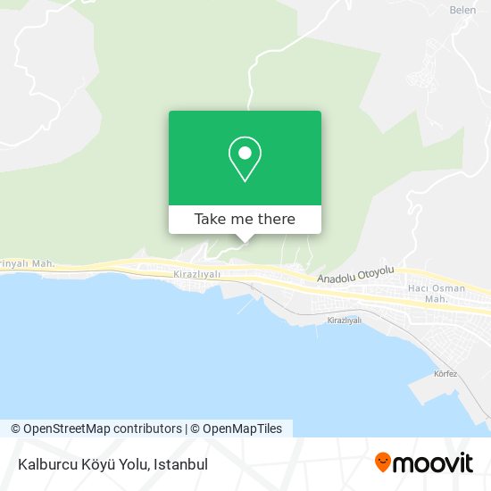 Kalburcu Köyü Yolu map