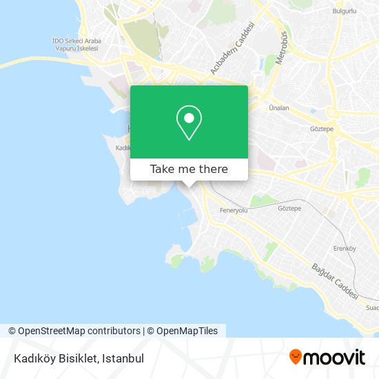 Kadıköy Bisiklet map