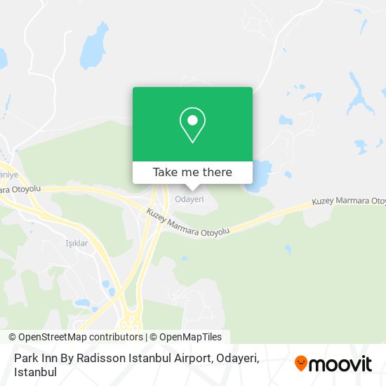 Park Inn By Radisson Istanbul Airport, Odayeri map