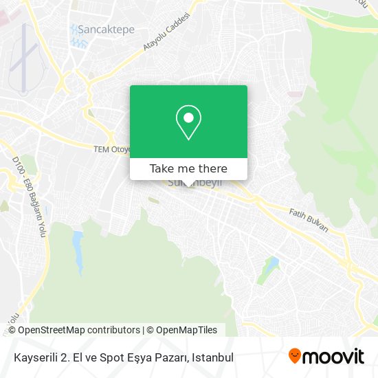 Kayserili 2. El ve Spot Eşya Pazarı map