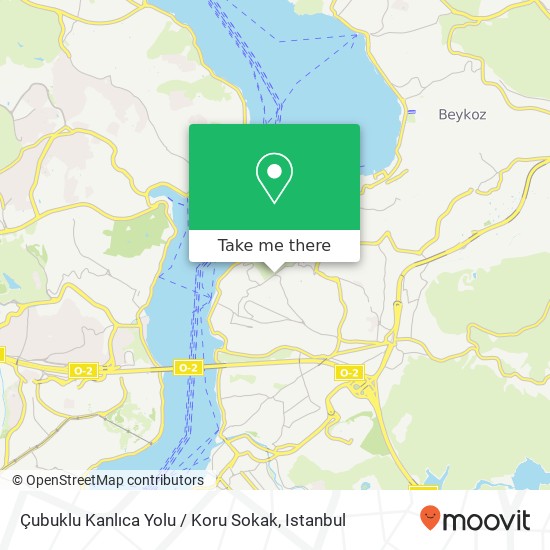 Çubuklu Kanlıca Yolu / Koru Sokak map