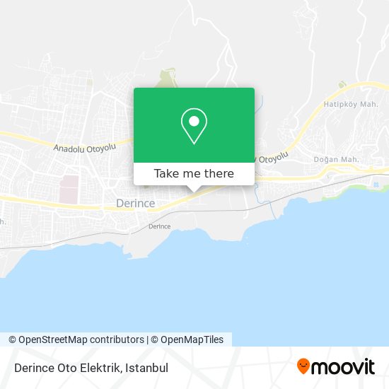 Derince Oto Elektrik map