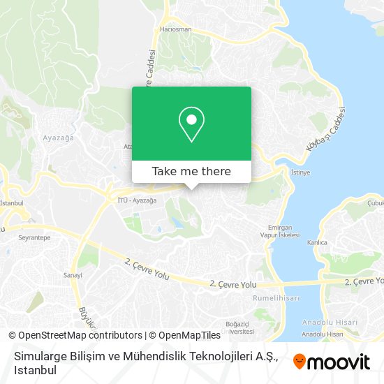 Simularge Bilişim ve Mühendislik Teknolojileri A.Ş. map