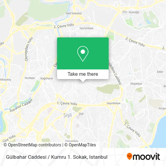 Gülbahar Caddesi / Kumru 1. Sokak map