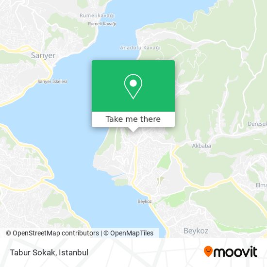 Tabur Sokak map