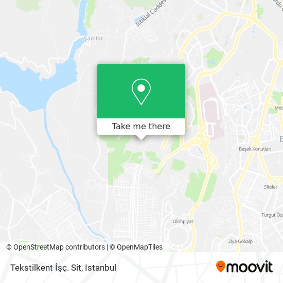 Tekstilkent İşç. Sit map