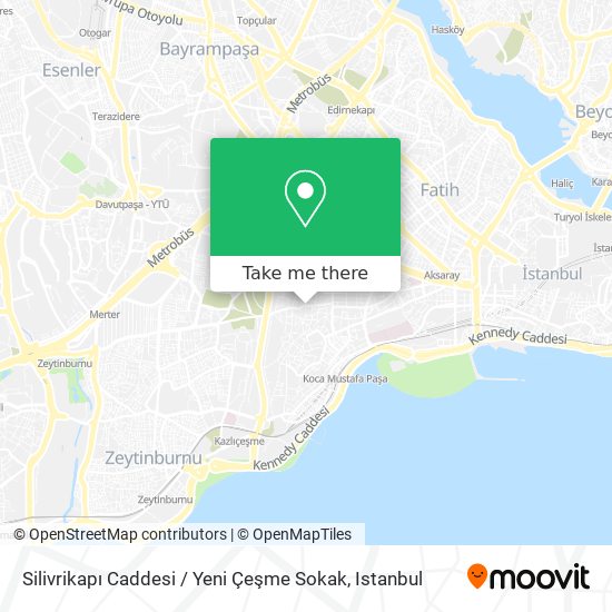 Silivrikapı Caddesi / Yeni Çeşme Sokak map