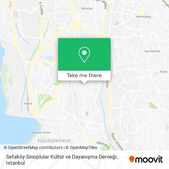 Sefaköy Sinoplular Kültür ve Dayanışma Derneği map