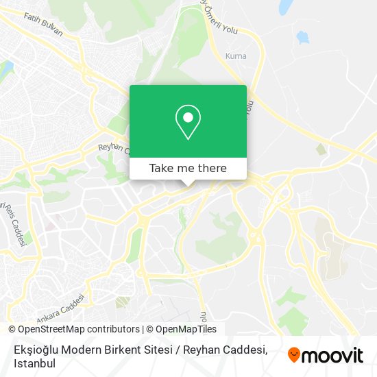 Ekşioğlu Modern Birkent Sitesi / Reyhan Caddesi map