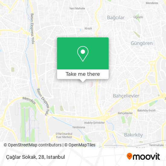 Çağlar Sokak, 28 map