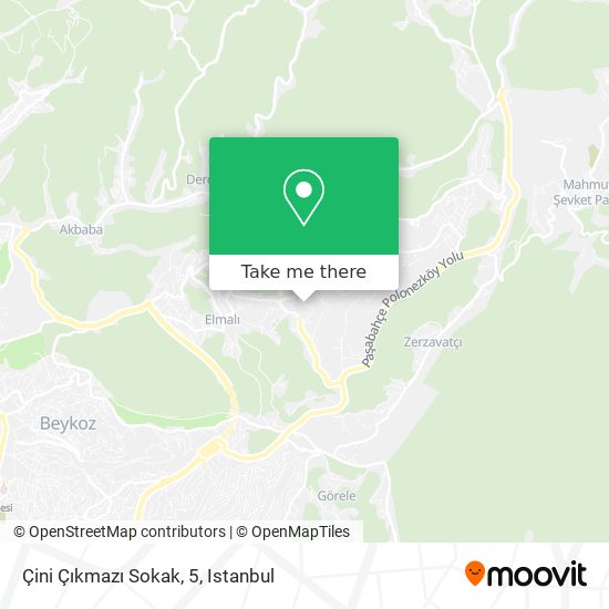 Çini Çıkmazı Sokak, 5 map
