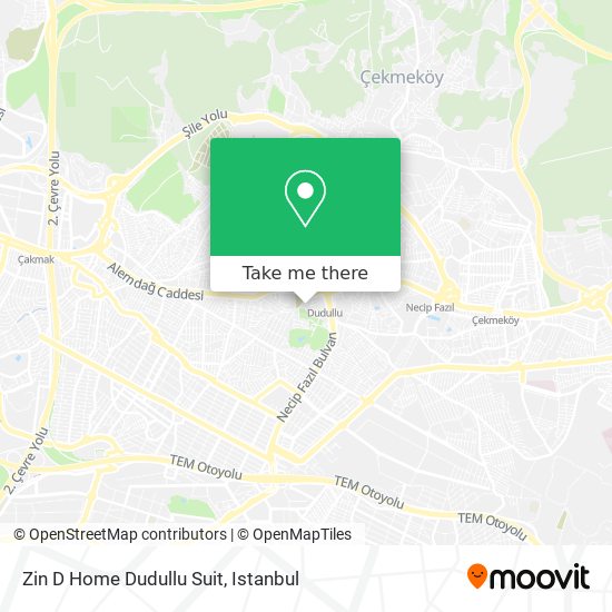 Zin D Home Dudullu Suit map