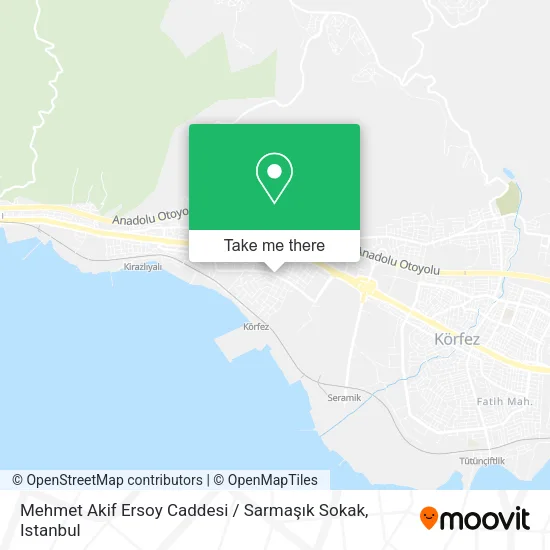 Mehmet Akif Ersoy Caddesi / Sarmaşık Sokak map