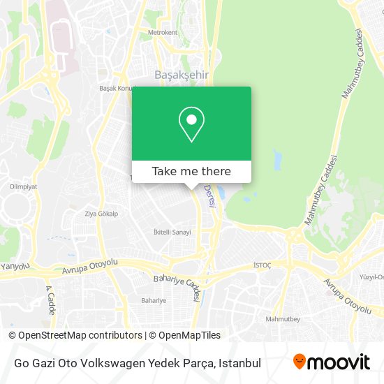 Go Gazi Oto Volkswagen Yedek Parça map