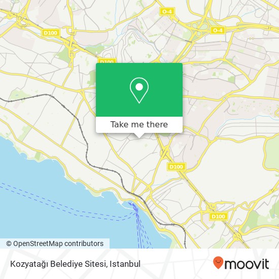 Kozyatağı Belediye Sitesi map