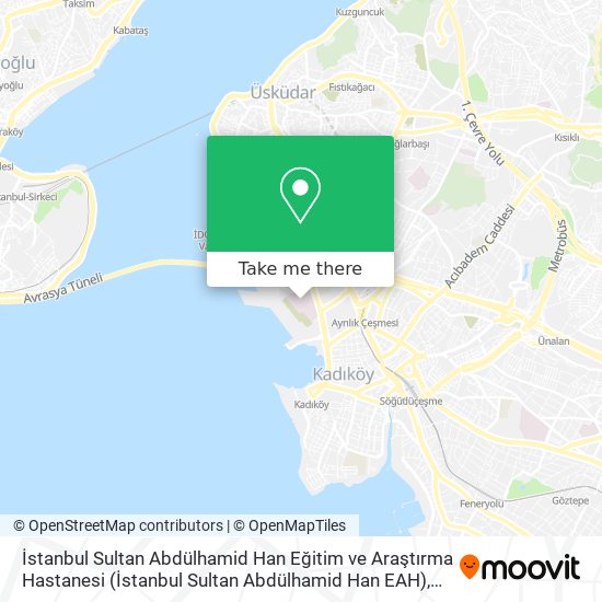 İstanbul Sultan Abdülhamid Han Eğitim ve Araştırma Hastanesi (İstanbul Sultan Abdülhamid Han EAH) map