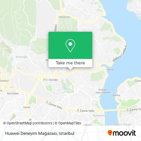 Huawei Deneyim Mağazası map