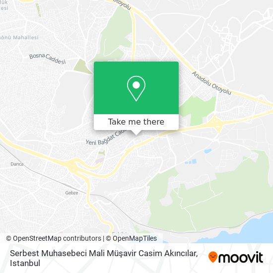 Serbest Muhasebeci Mali Müşavir Casim Akıncılar map